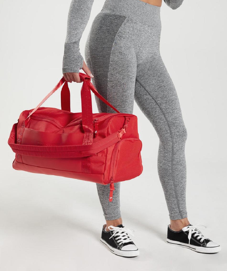 Gymshark Small Everyday Holdall Ženske Torbe Crvene | HR 4264FDN